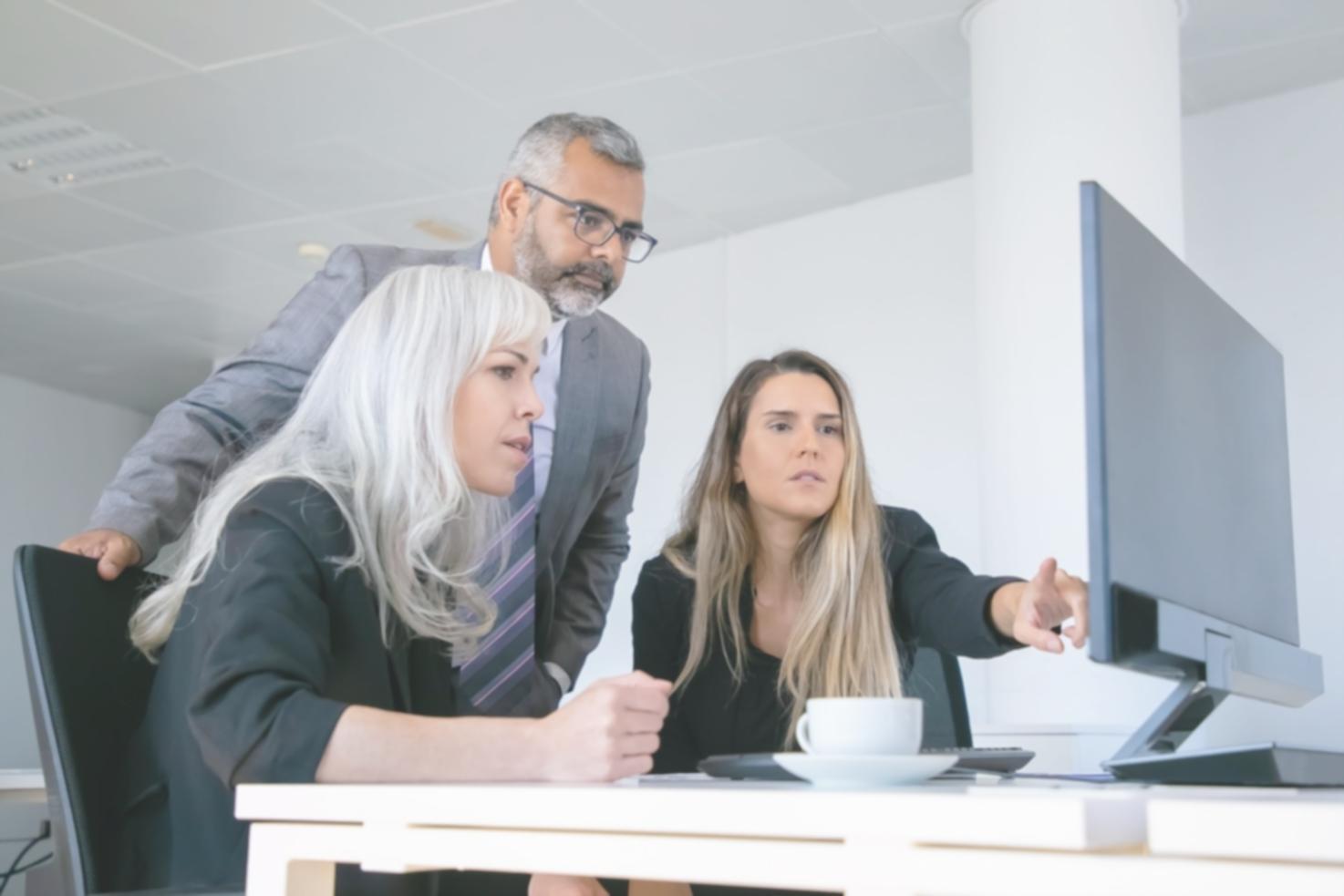 Detailed financial analysis process with charts and strategic planning materials